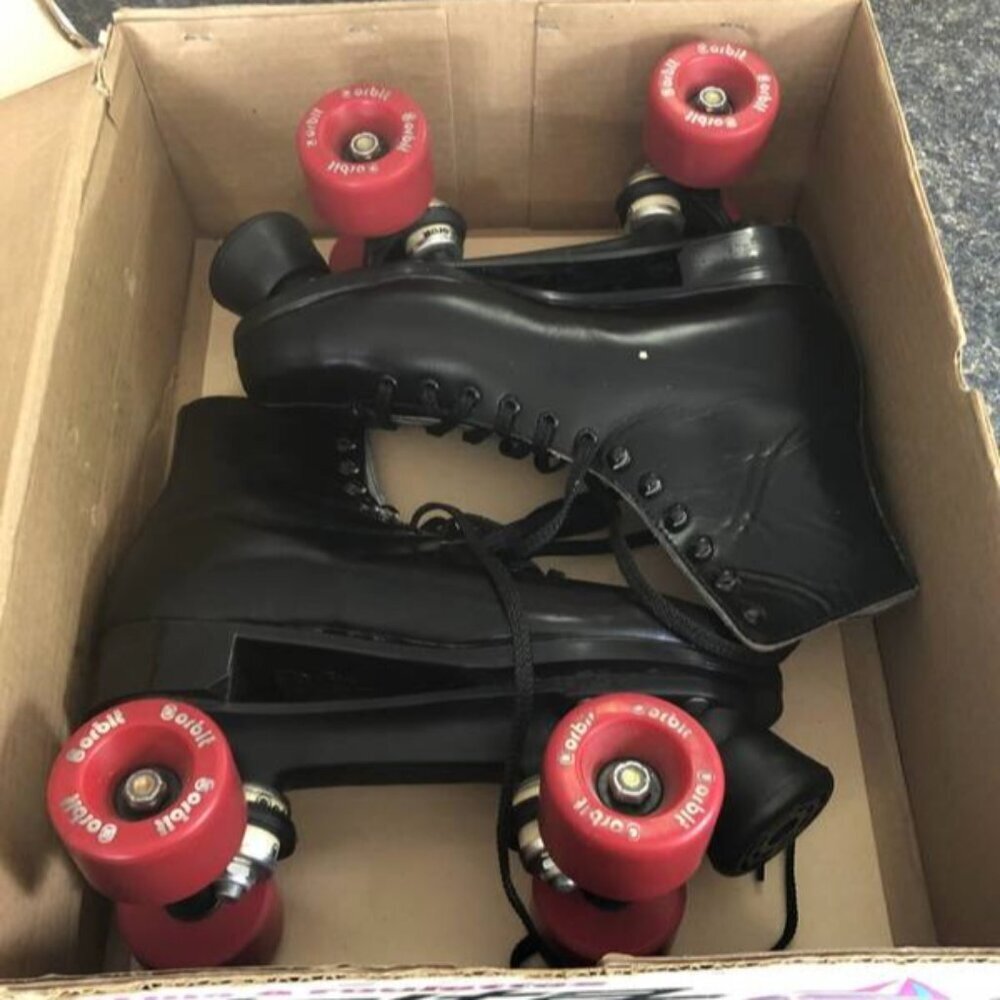 Vintage 1970s Dance Roller Skates in Box - Women's 9